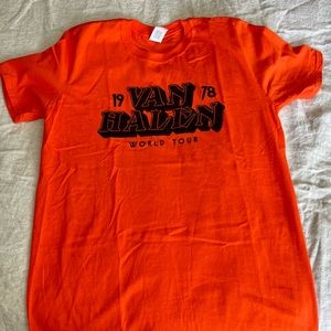 Van Halen orange tee, New w/o tags